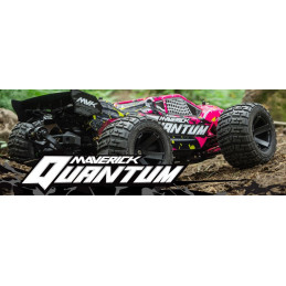 STADIUM TRUCK QUANTUM XT ELECTRICO 4W RTR ESCALA 1/10 - ROSA - MAVERICK 150106