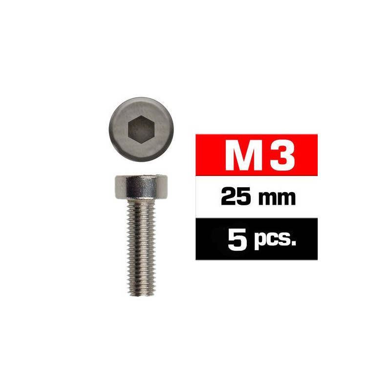 TORNILLO CABEZA ALLEN 3x25mm ( 5unids)