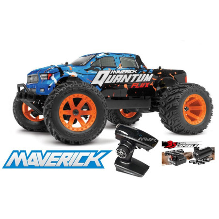 MONSTER TRUCK QUANTUM MT FLUX BRUSHLESS ELECTRICO 80A 4W ESCALA 1/10 - MAVERICK 150202