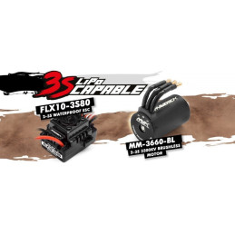 MONSTER TRUCK QUANTUM MT FLUX BRUSHLESS ELECTRICO 80A 4W ESCALA 1/10 - MAVERICK 150202