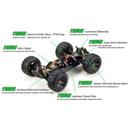 COCHE MONSTER TRUCK 1:8 ASSASSIN GEN2.0" 6S RTR"