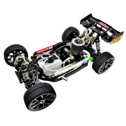 COCHE HYPER VS2 NITRO BUGGY .21 1/8 CON CARROCERIA AMARILLA VS2N-C21Y