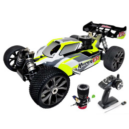 COCHE HYPER VS2 NITRO BUGGY .21 1/8 CON CARROCERIA AMARILLA VS2N-C21Y