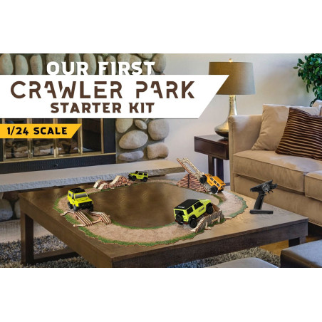 KIT ARRANQUE CIRCUITO RC CRAWLER PARK 1/24 TWDKIT0001