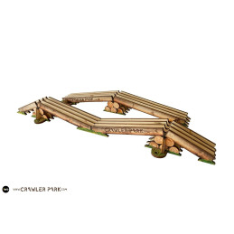 OBSTACULO AXES CROSSING PARA CIRCUITO CRAWLER 1/24 TWD240002