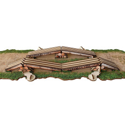 OBSTACULO AXES CROSSING PARA CIRCUITO CRAWLER 1/24 TWD240002