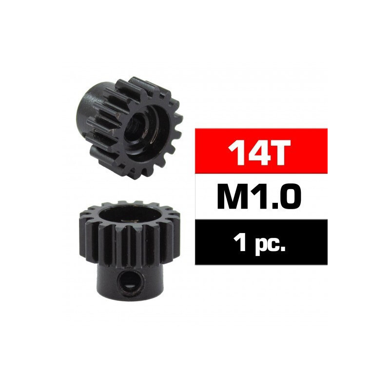 PIÑON M1.0 14T HSS DIAMETRO 5mm