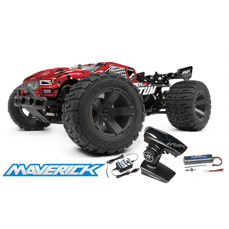 STADIUM TRUCK QUANTUM XT ELECTRICO 4WD RTR ESCALA 1/10 - ROJO - MAVERICK 150107