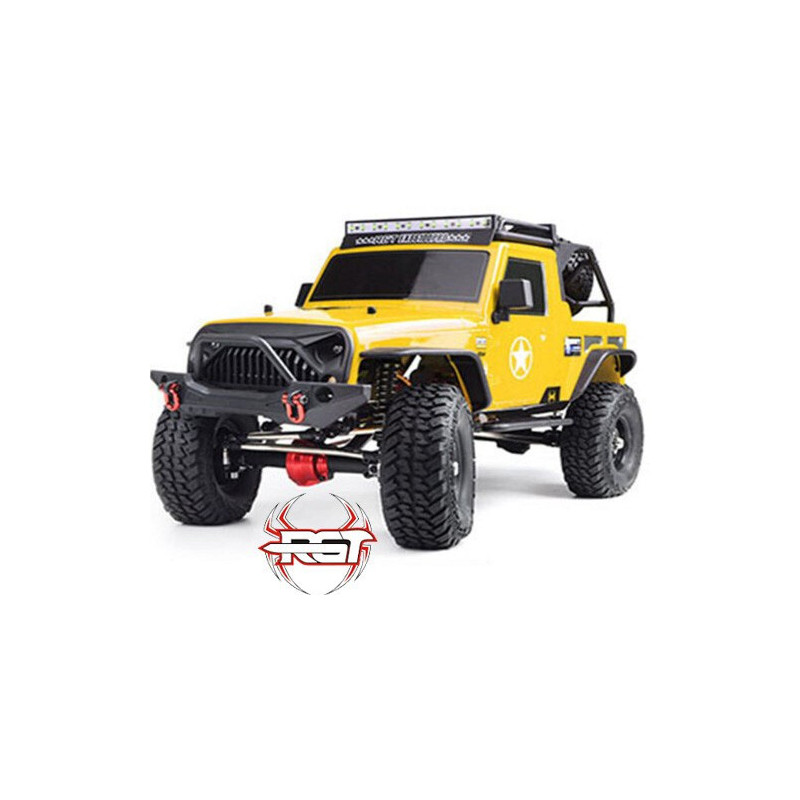 COCHE CRAWLER PRO 1/10 RGT86100PRO-Y WATERPROOF 4X4 AMARILLO KIT