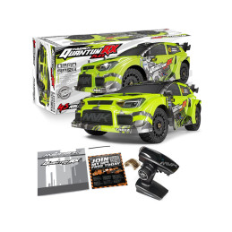 COCHE QUANTUMRX RALLY FLUX 4S 1/8 VERDE FLUORESCENTE MV150360