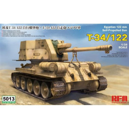 OBUS AUTOPROPULSADO T-34/122 1/35 - Rye Field Models RM5013