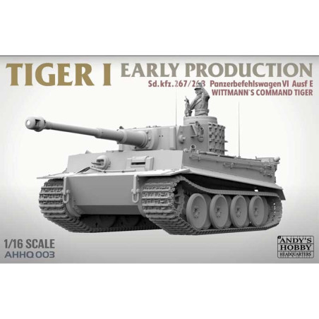 CARRO Sd.Kfz.181 Ausf. E PANZER VI TIGER I Early -Escala 1/16- AHH 003