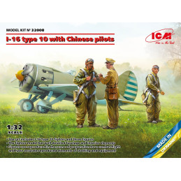 POLIKARPOV I-16 Type 10 (China) & TRIPULANTES -Escala 1/32- ICM 32008