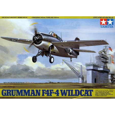 GRUMMAN F4F WILDCAT escala 1/48 - tamiya 61034