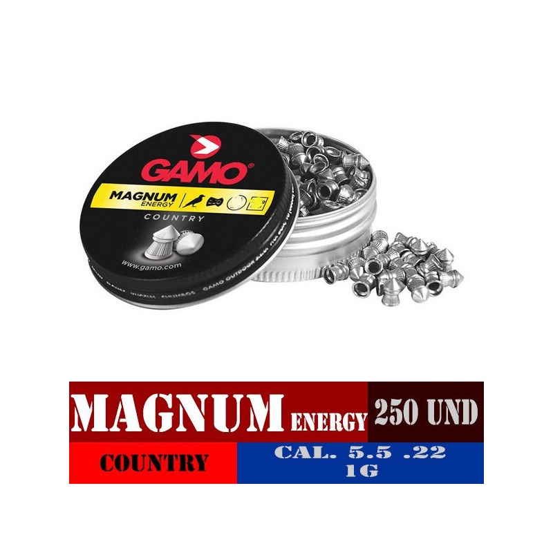 PERDIGON MAGNUM CAL. 5,5MM (250 UNDS)