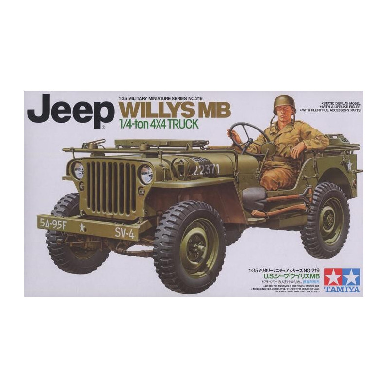 JEEP WILLY MB 1/4 Ton. -Escala 1/35- Tamiya 35219