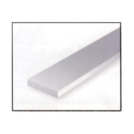 VARILLA PLASTICO RECTANGULAR (0,28 x 2,29 x 365 mm) 10 unidades