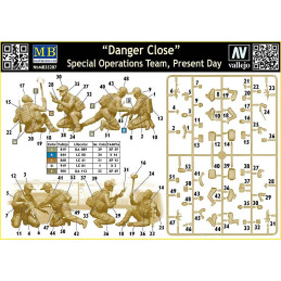 Modern War Series: “Danger Close”. Special Operations Team -1/35- Marster Box 35207