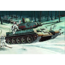 CARRO DE COMBATE T-34/76 (1942) -Trumpeter 1/16- Trumpeter 00905