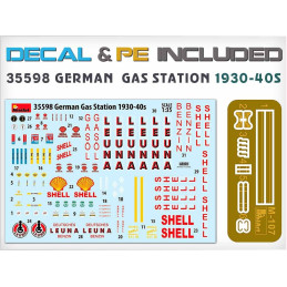 ESTACION DE SERVICIO ALEMANA AÑOS 30-40 -1/35- MiniArt Model 35598