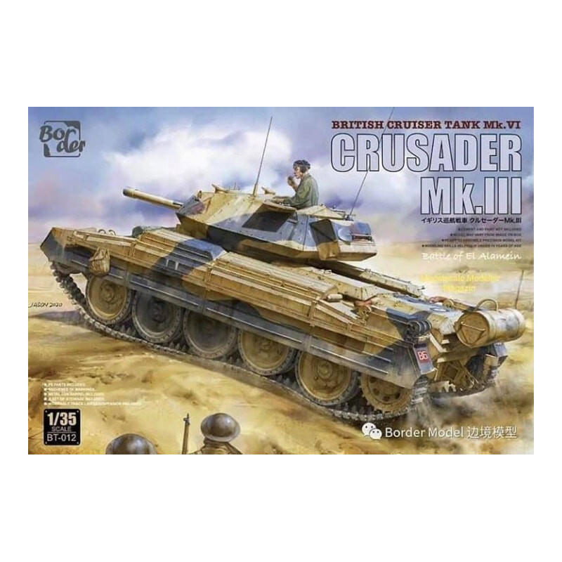 CARRO DE COMBATE CRUSADER Mk-IV -Escala 1/35- Border Model BT-012