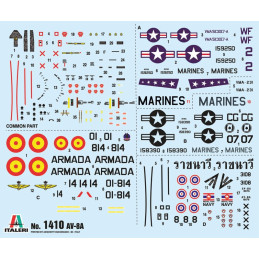 McDONNELL DOUGLAS AV-8 B HARRIER (Matador) C/Esp -1/72- Italeri 1410