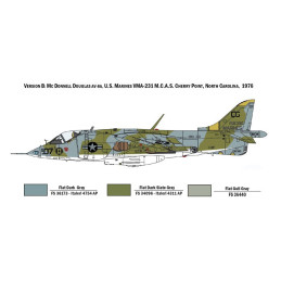 McDONNELL DOUGLAS AV-8 B HARRIER (Matador) C/Esp -1/72- Italeri 1410