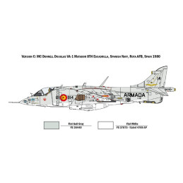 McDONNELL DOUGLAS AV-8 B HARRIER (Matador) C/Esp -1/72- Italeri 1410