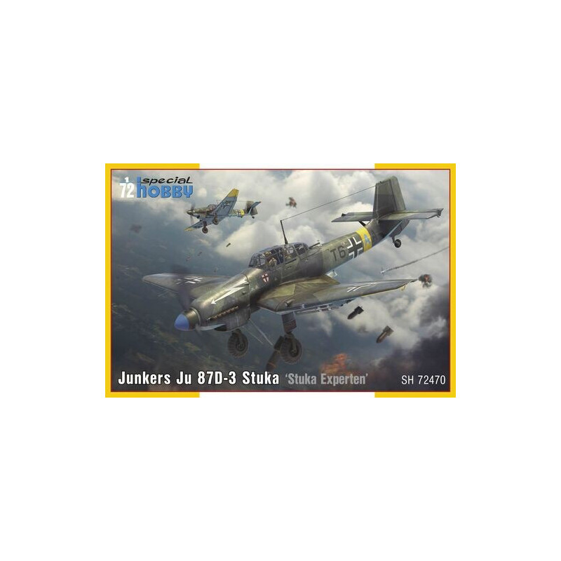 JUNKERS JU-87 D-3 STUKA (Experten) -Escala 1/72- Special Hobby SH72470