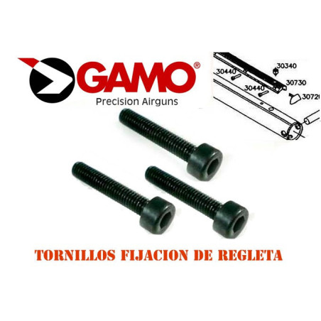 SET TORNILLOS M3X16mm PARA REGLETA (3unidades)