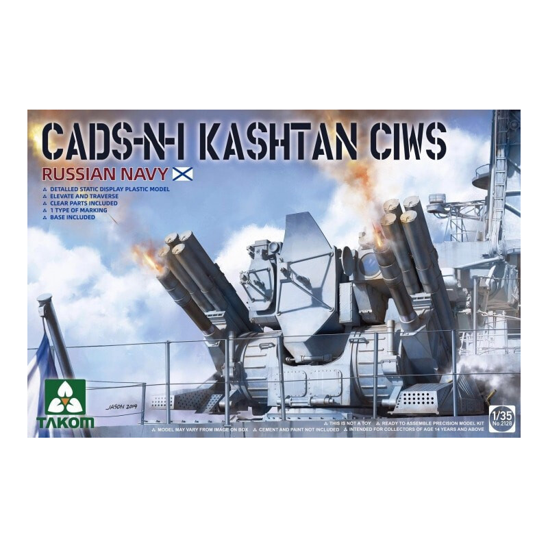 SISTEMA ANTIAEREO NAVAL CADS-N-1 KASHTAN -1/35- Takom 2128