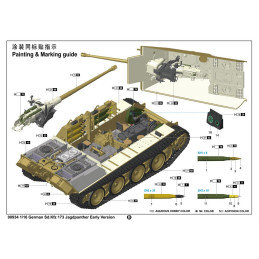 CAZACARRO SD.KFZ. 173 JAGDPANTHER  -Escala 1/16- Trumpeter 00934