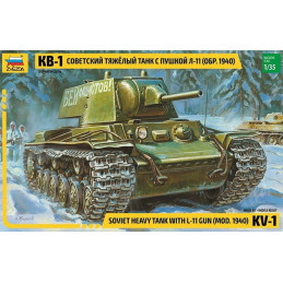 CARRO DE COMBATE KV-1 (L-11) Mod.1940 -Escala 1/35- Zvezda 3624