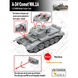 CARRO DE COMBATE COMET MK.1A  -Escala 1/72- Vespid Models 720002