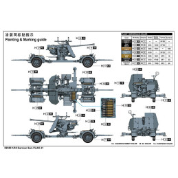 CAÑON ANTI-AEREO FLAK-41 (50 mm) -1/35- Trumpeter 02350