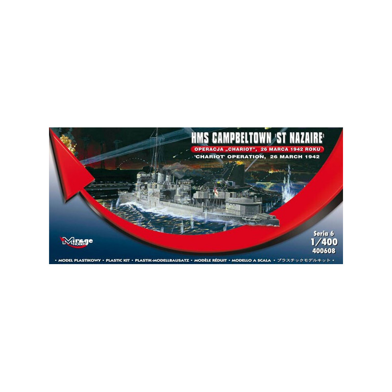 DESTRUCTOR H.M.S. CAMPBELTOWN (St. NAZAIRE RAID ) 1/400