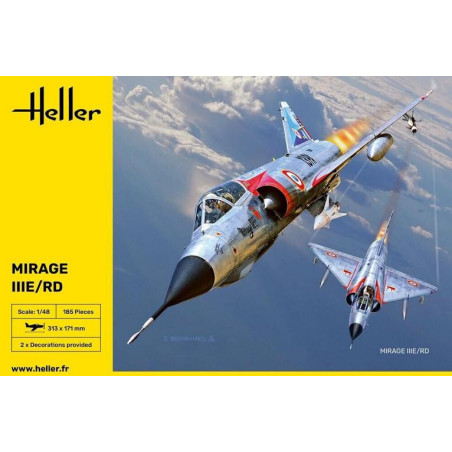 DASSAULT MIRAGE III E/ O/ R -Escala 1/48- Heller 30422