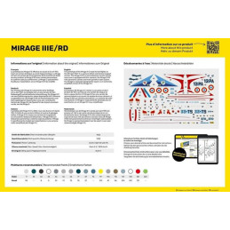 DASSAULT MIRAGE III E/ O/ R -Escala 1/48- Heller 30422