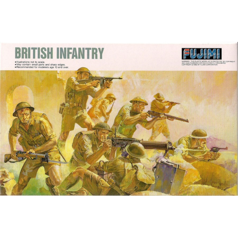 INFANTERIA BRITANICA 8º EJERCITO, 2ª G.M. 1/76