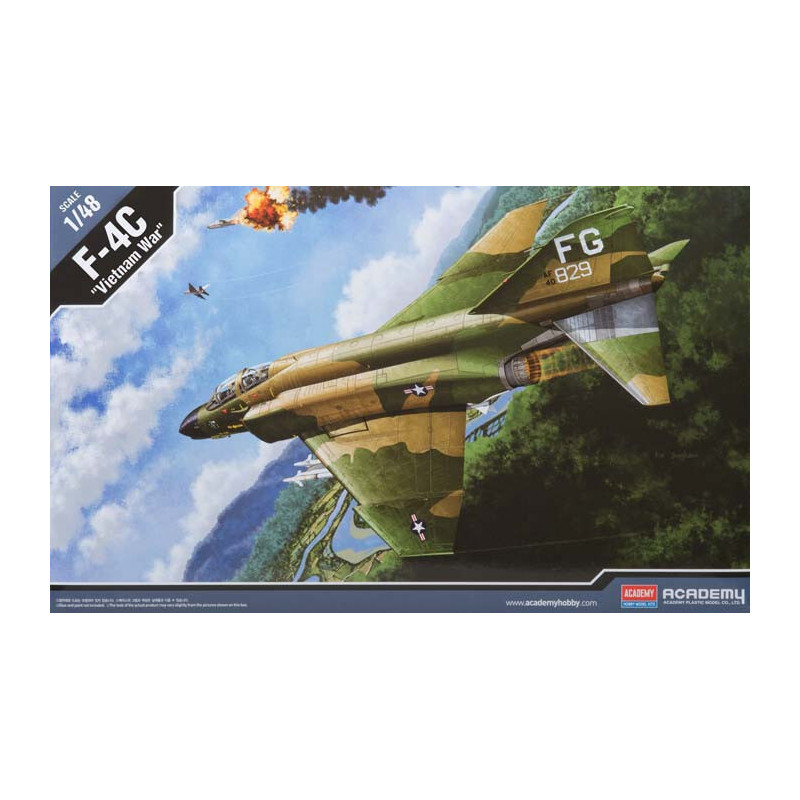 MCDONNELL DOUGLAS F-4 C PHANTOM II Vietnam War" -Escala 1/48- Academy 12294"