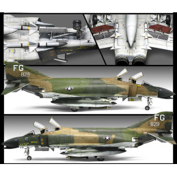 MCDONNELL DOUGLAS F-4 C PHANTOM II Vietnam War" -Escala 1/48- Academy 12294"