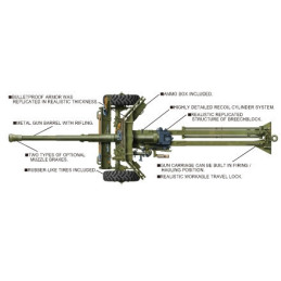 CAÑON ANTICARRO 6 LIBRAS Mk-IV (57 mm)