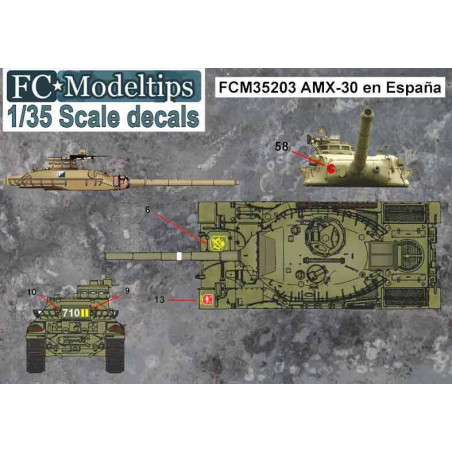 SET CALCAS AMX-30 EN ESPAÑA - FC Modeltips 35203