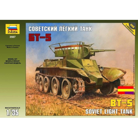 CARRO DE COMBATE BT-5 (ESPAÑA) -Escala 1/35- Zvezda 3507ESP