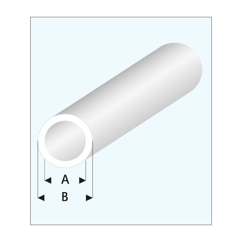 TUBO REDONDO TRASLUCIDO (1 x 2 mm ) L: 330 mm Unidad