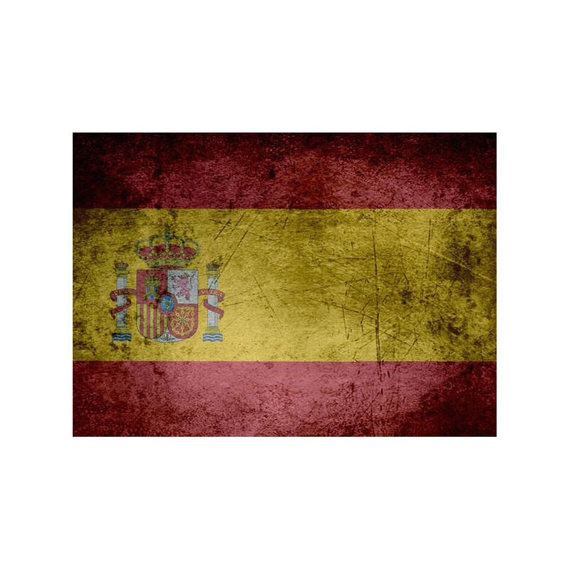 PEGATINA AUTOADHESIVA GRUNGE ESPAÑA (190 x 130 mm)