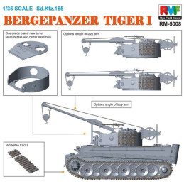 CARRO RECUPERACION Sd. Kfz. 181 BERGEPANZER TIGER I - RYE FIELD MODEL RM5008