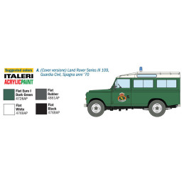 LAND ROVER III Serie 109 -Guardia Civil- ITALERI 6542