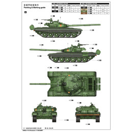 CARRO DE COMBATE T-72 B - Trumpeter 00924