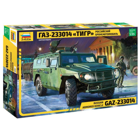 VEHICULO BLINDADO GAZ-233014 TIGER - Zvezda 3668